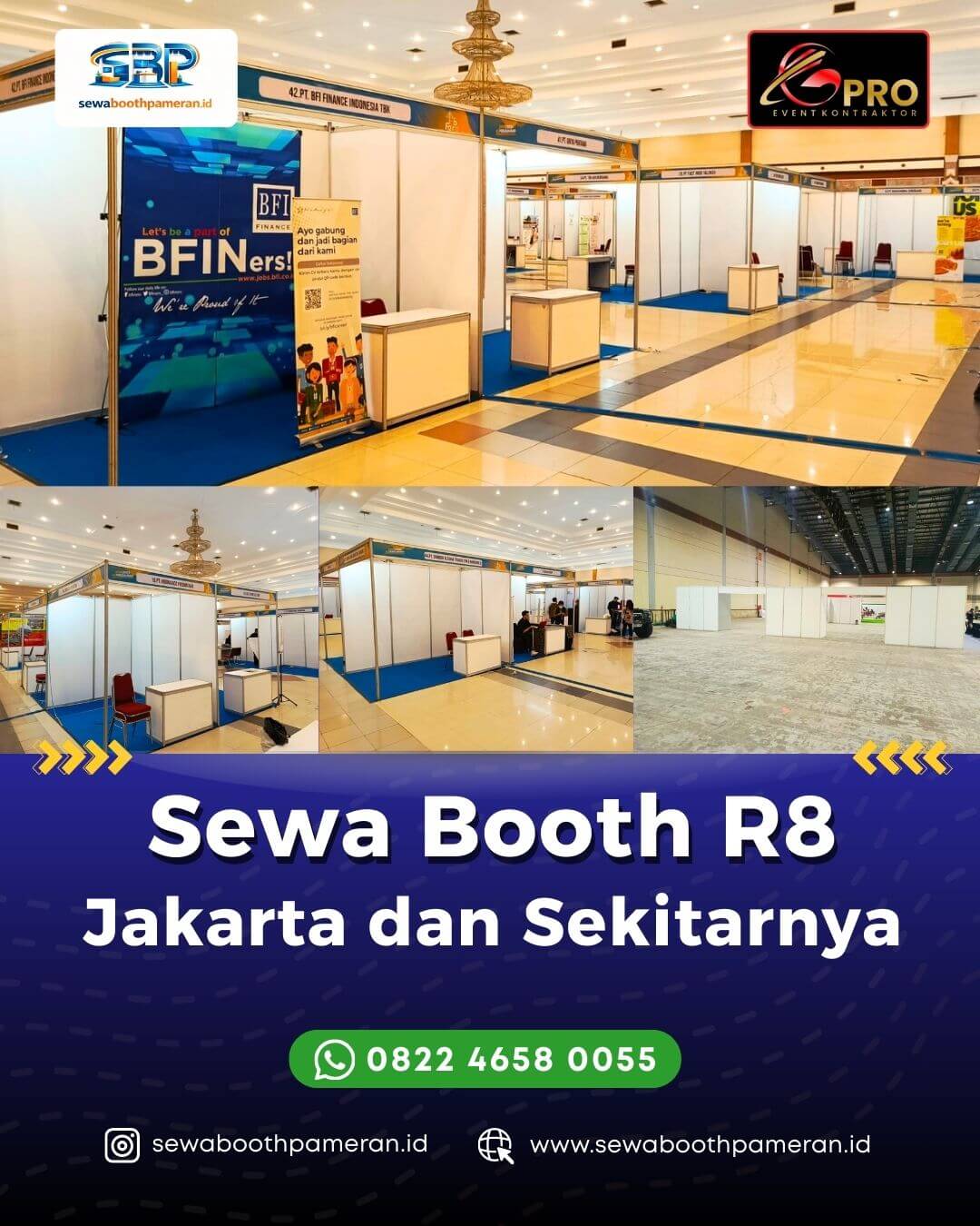 Sewa Booth R8 Jakarta Terdekat dan Sekitarnya