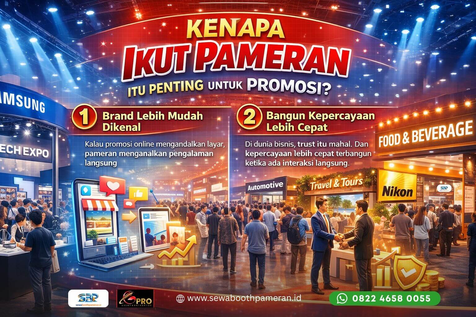Infografik Kenapa Ikut Pameran