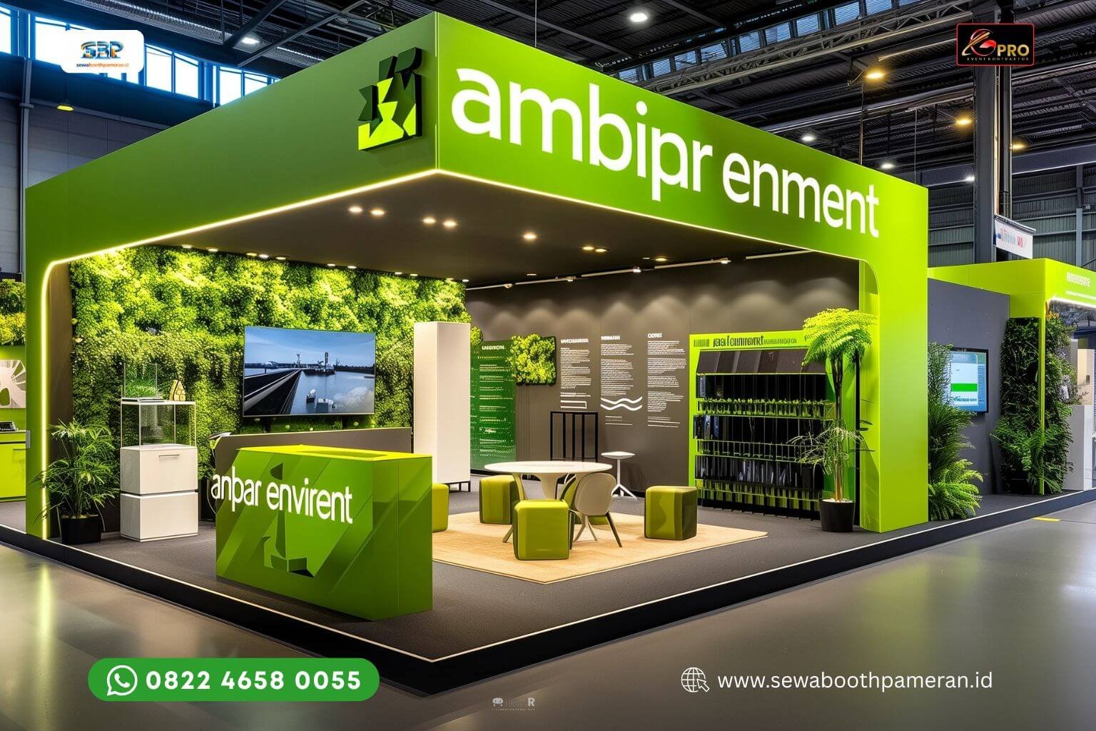 Konsep Ide Booth Pameran Greenery (Hutan Kota)