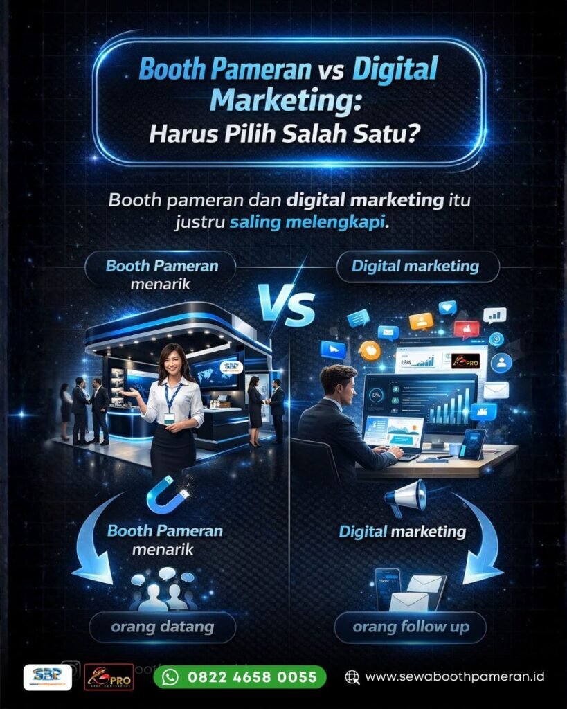 booth pameran vs digital marketing booth pameran vs digital marketing