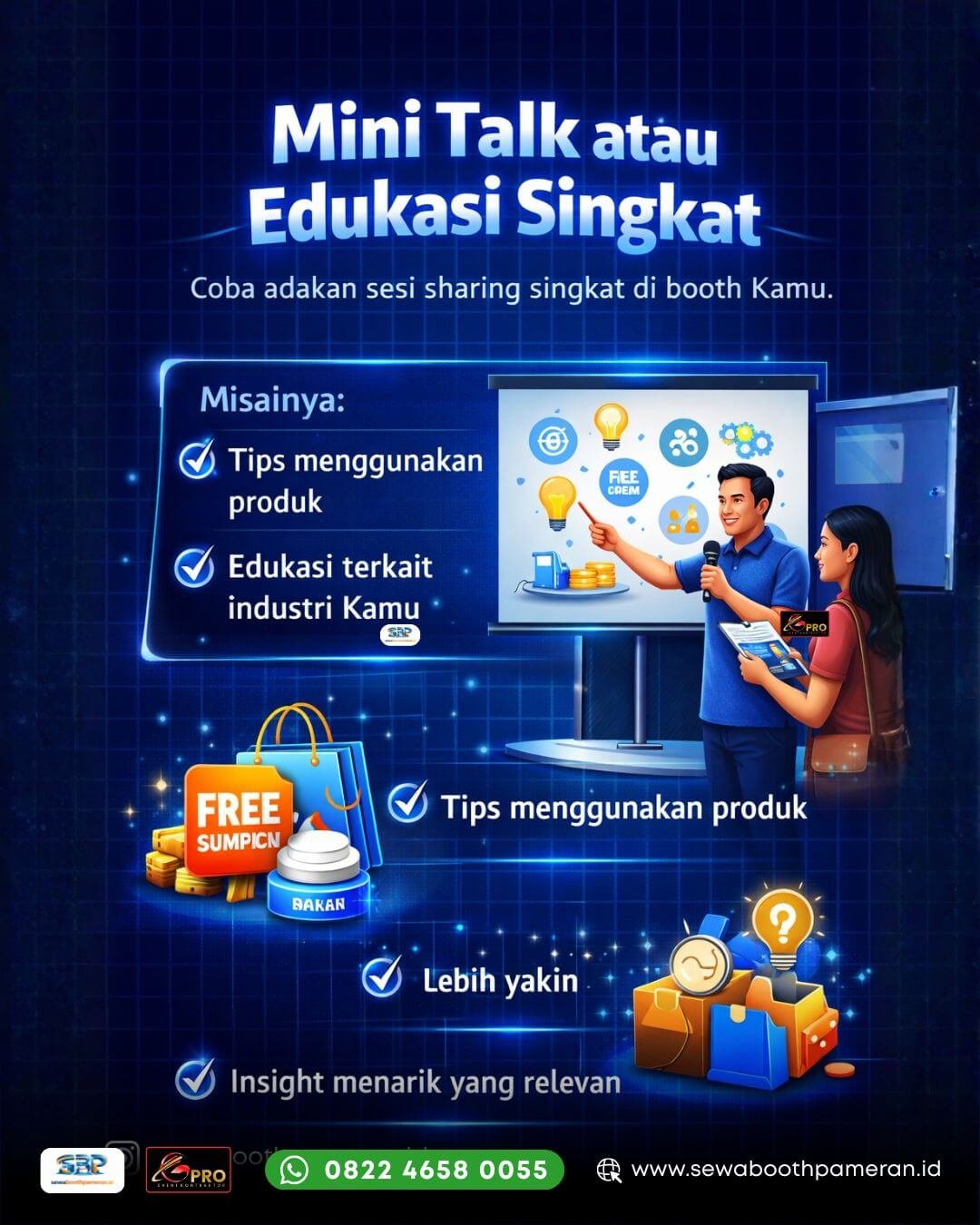 infografik mini talk edukasi singkat