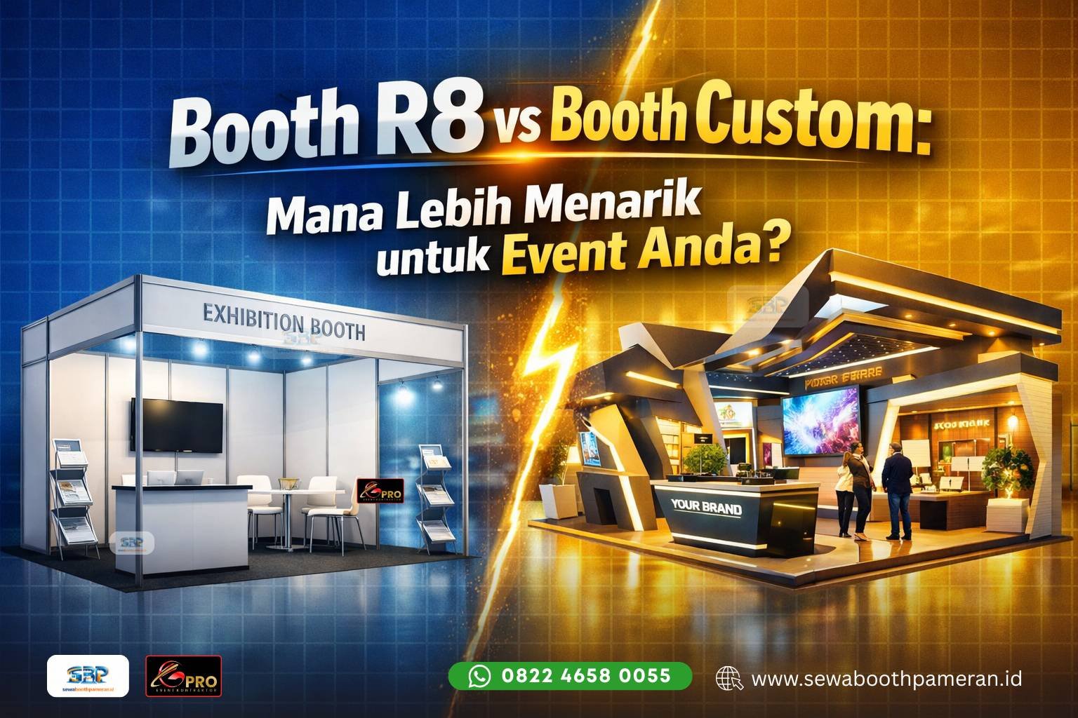booth R8 vs booth custom