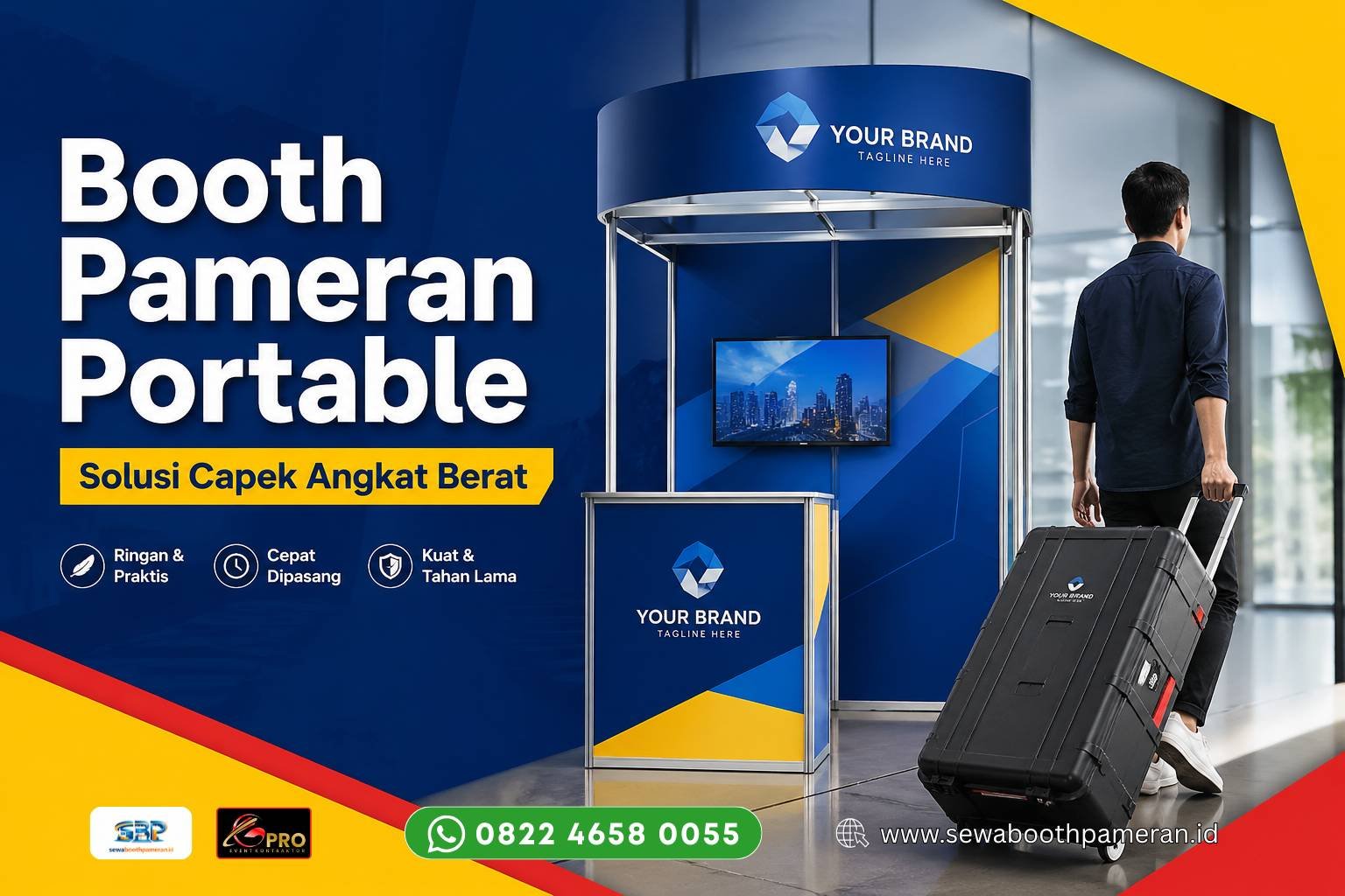 booth pameran portable