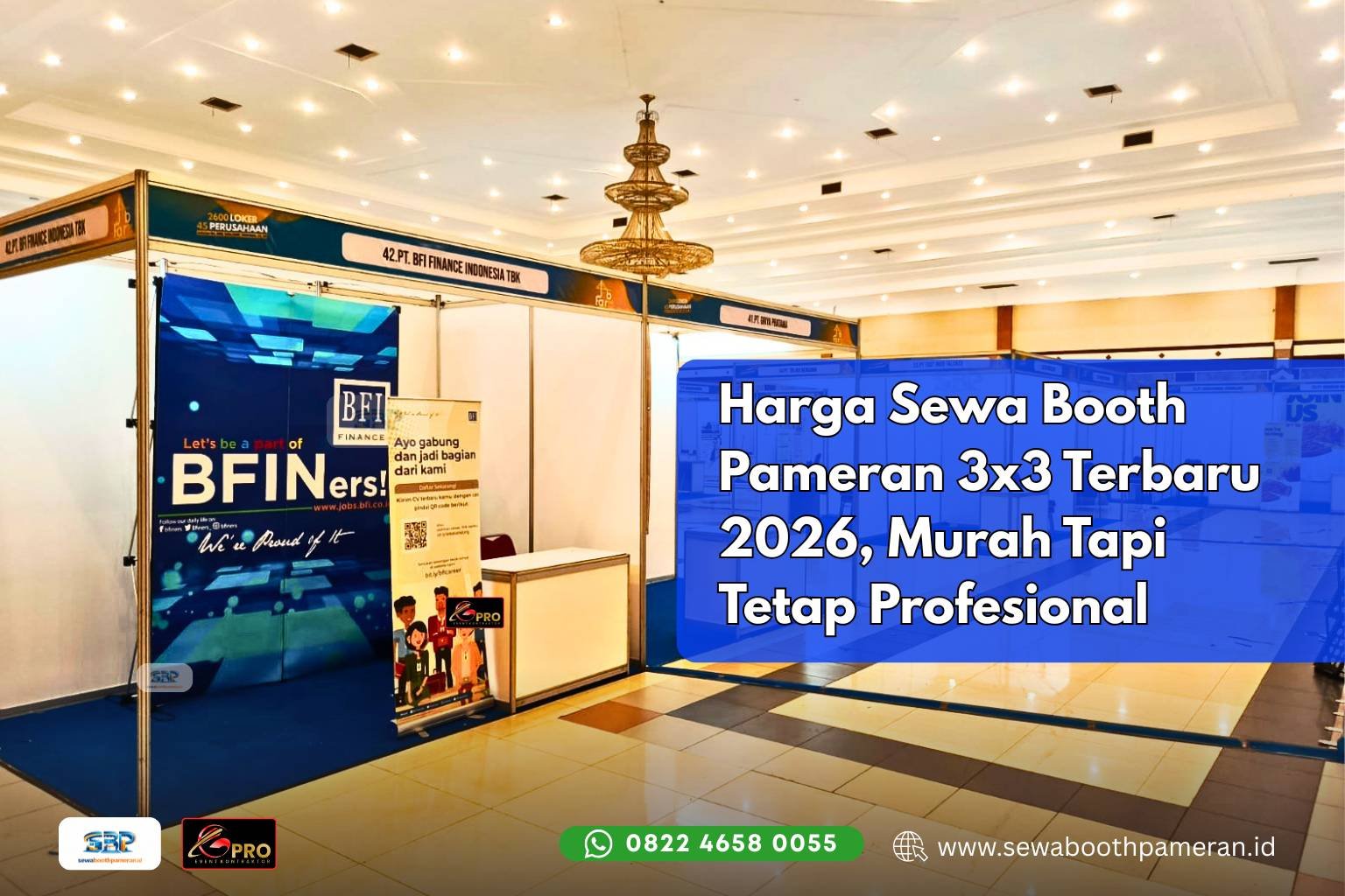 harga sewa booth pameran 3x3