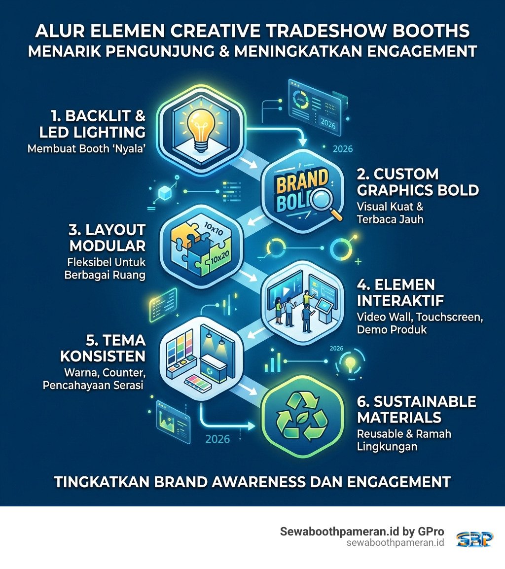 infografik alur elemen kreatif