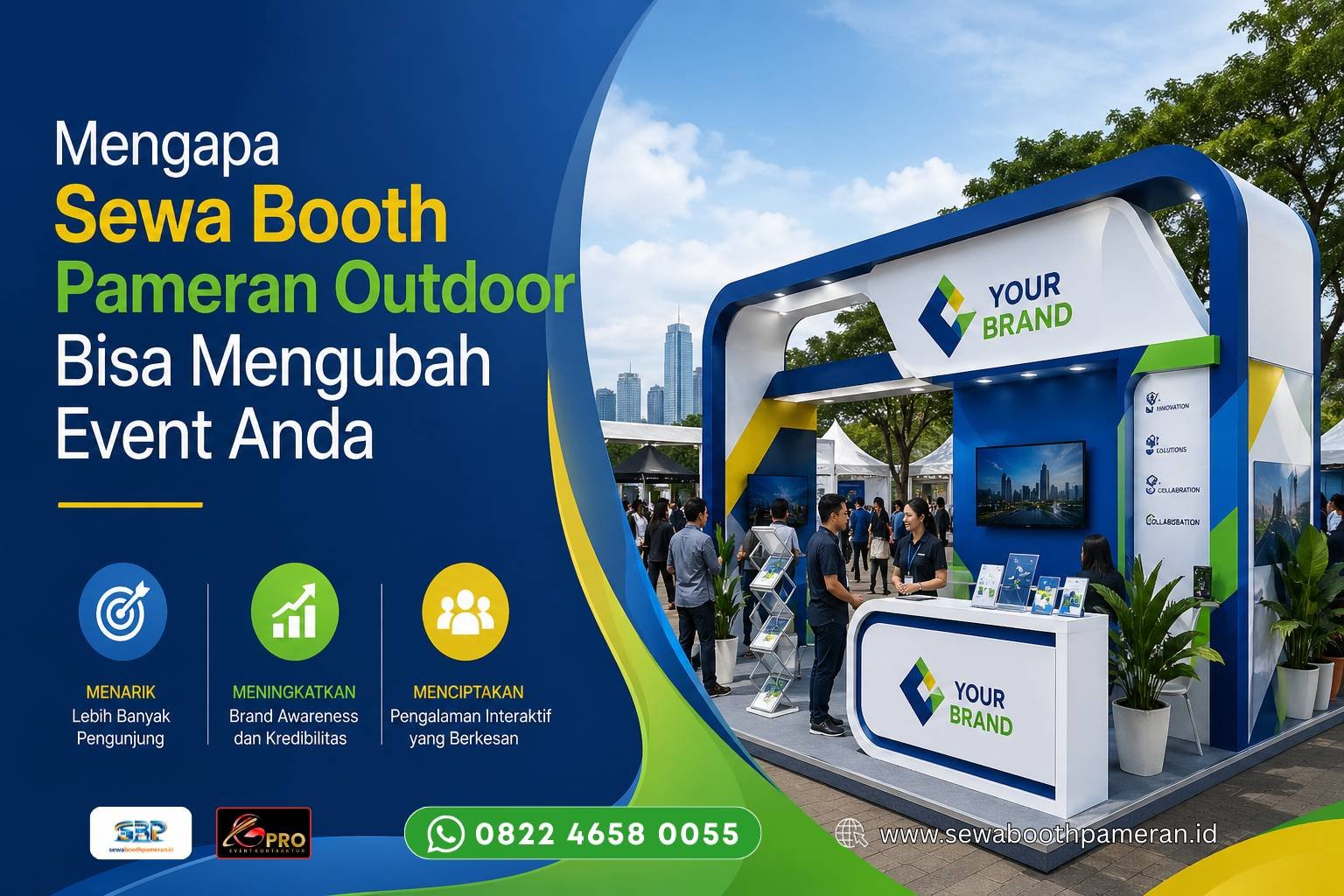 sewa booth pameran outdoor