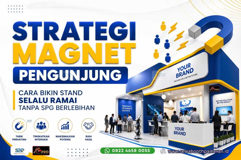 strategi magnet pengunjung sewaboothpameran.id