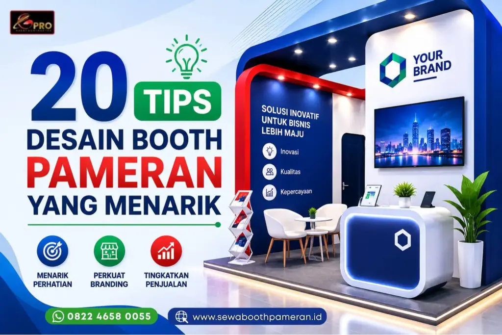 20 Tips Desain Booth Pameran Yang Menarik
