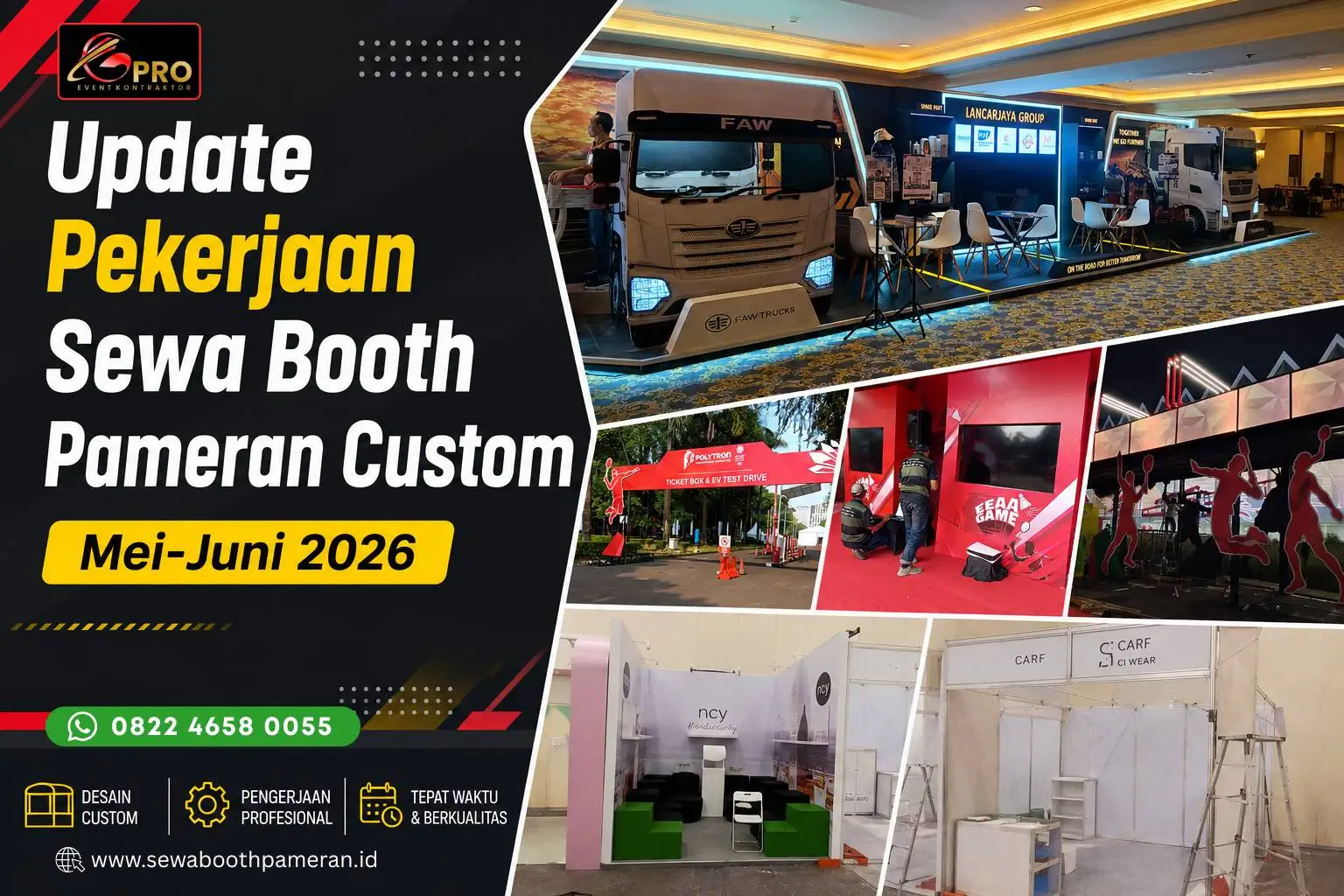 Sewa Booth Pameran Custom