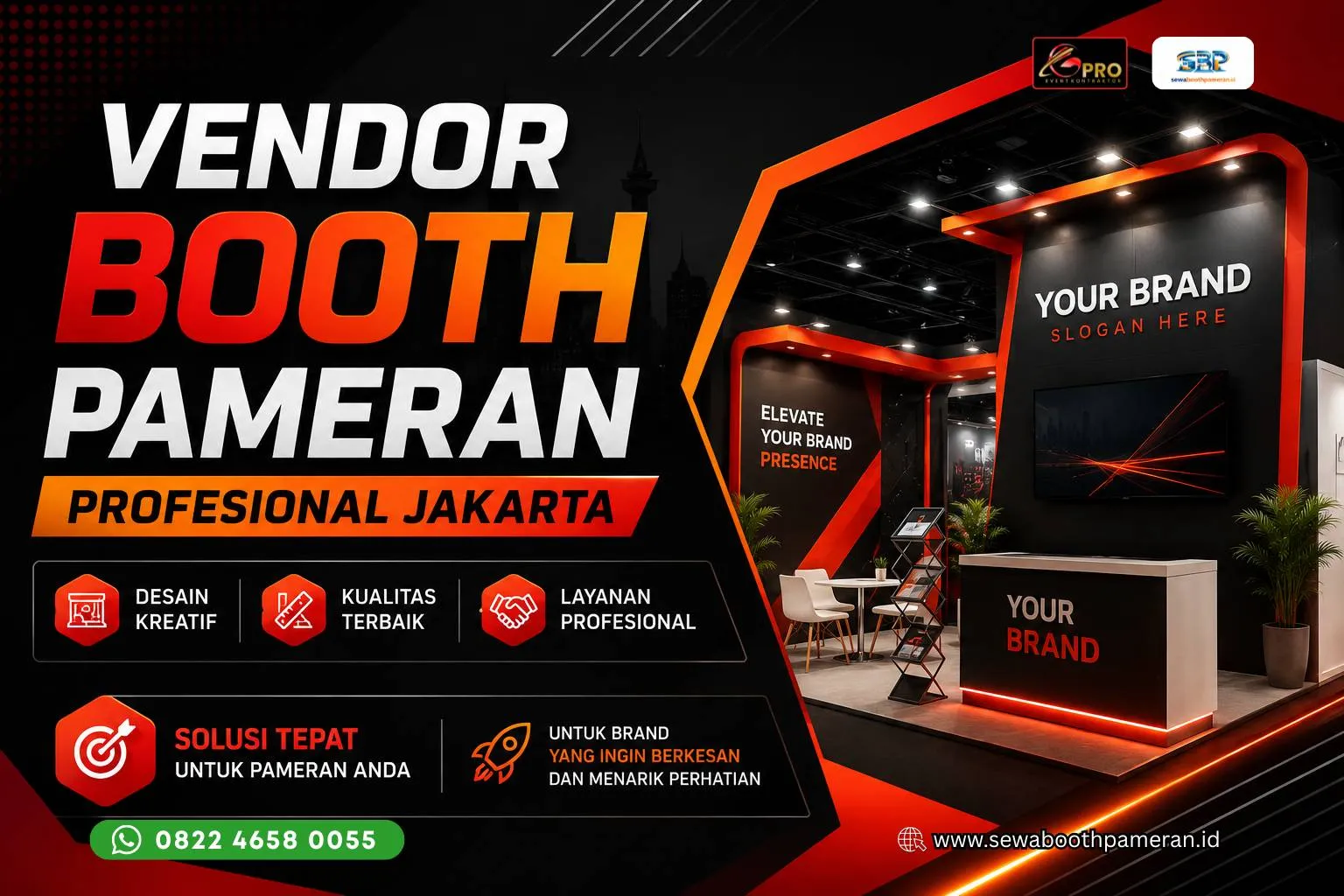 Vendor Booth Pameran Jakarta