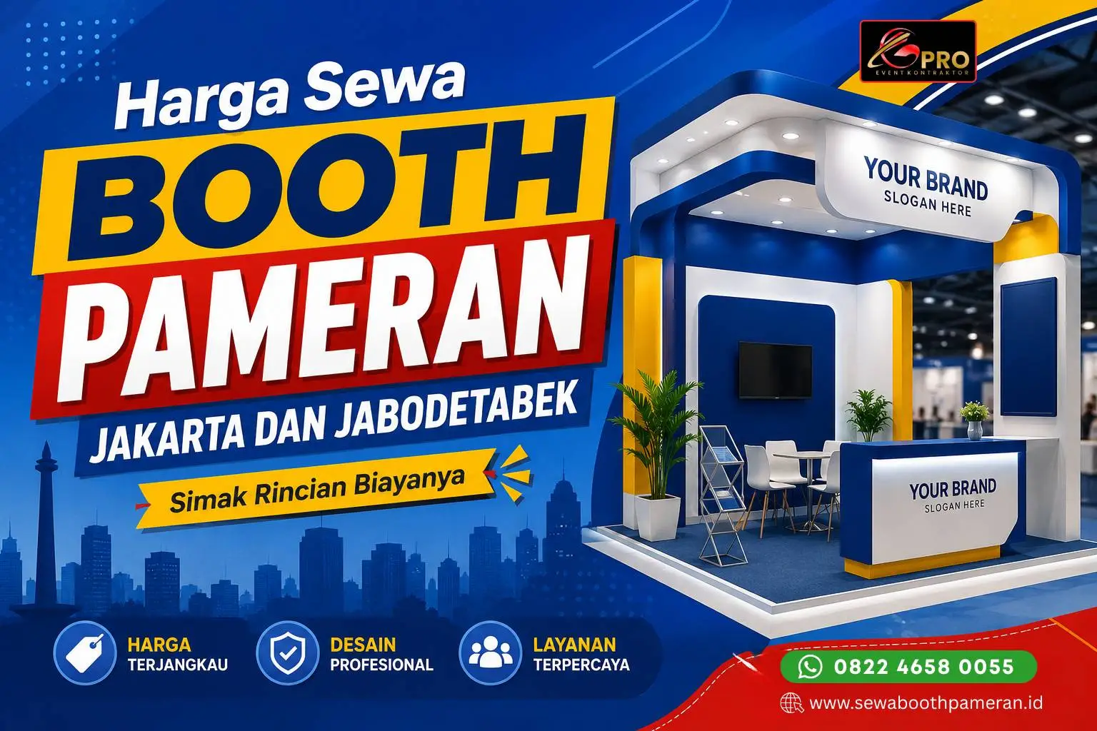 harga sewa booth pameran