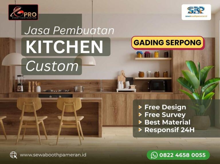 Jasa Kitchen Set Gading Serpong: Dapur Mewah, Rapi, dan Ramah di Kantong