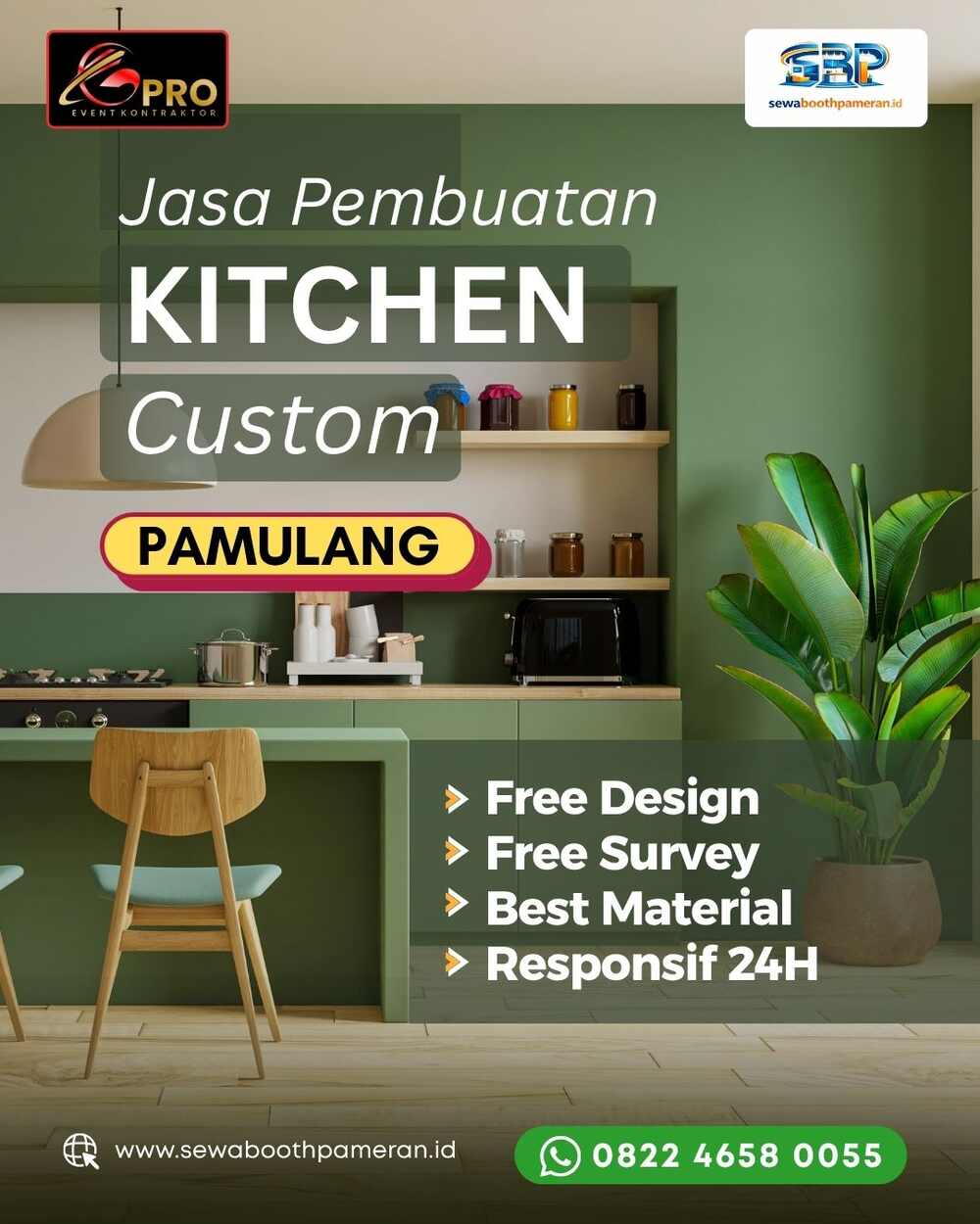 Jasa Kitchen Set Pamulang