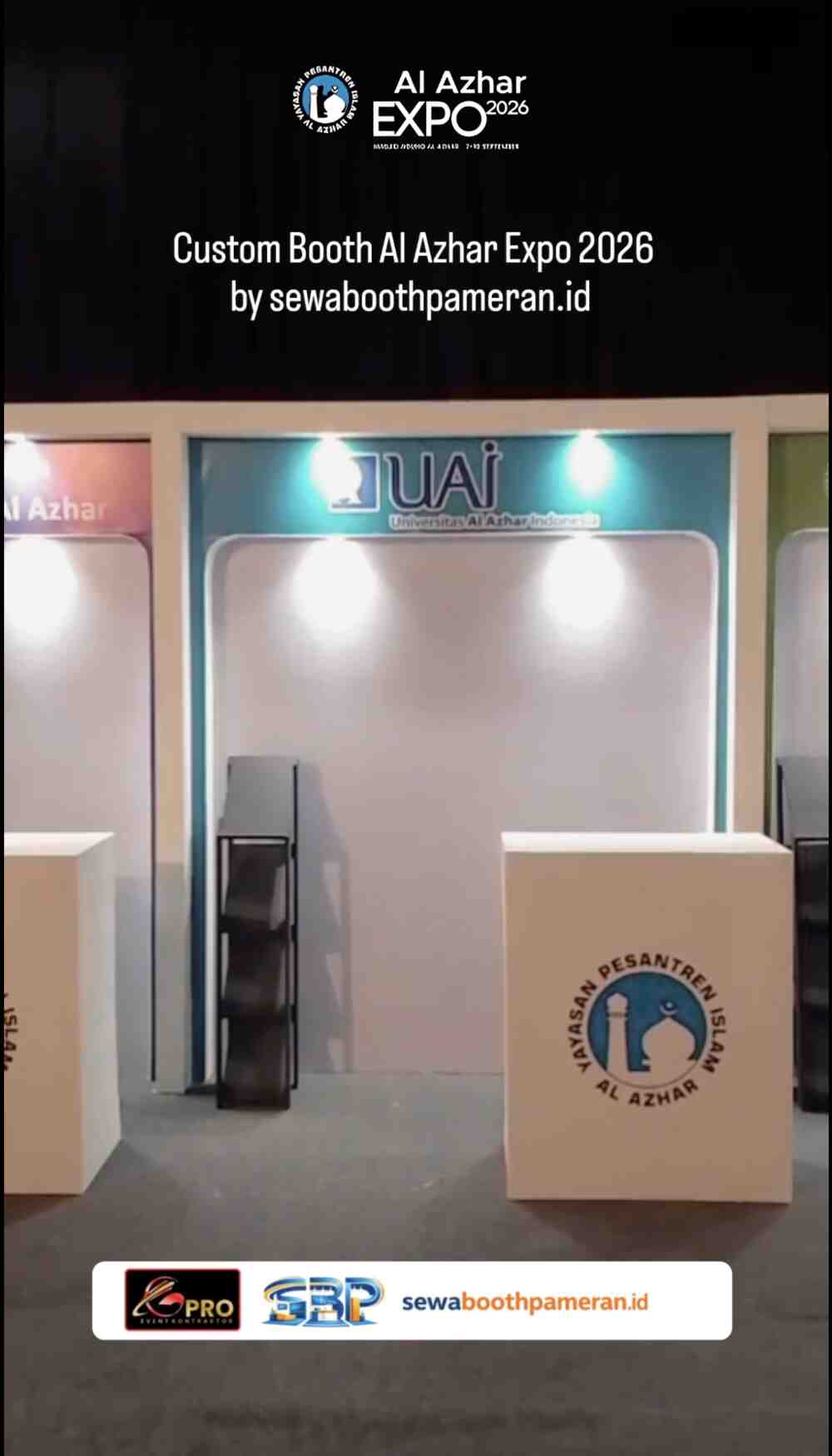 Video Dokumentasi Custom Booth Pameran Al Azhar Expo 2026