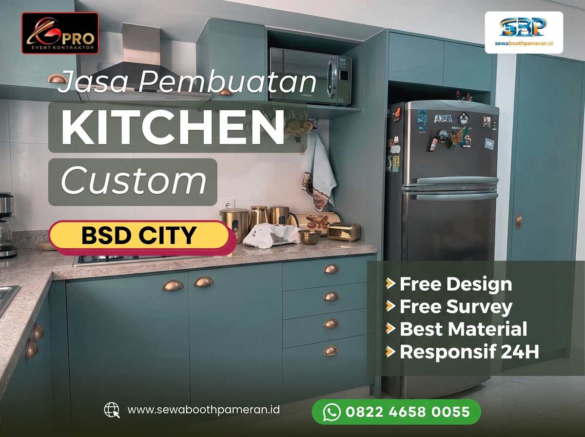 cover jasa kitchen set bsd
