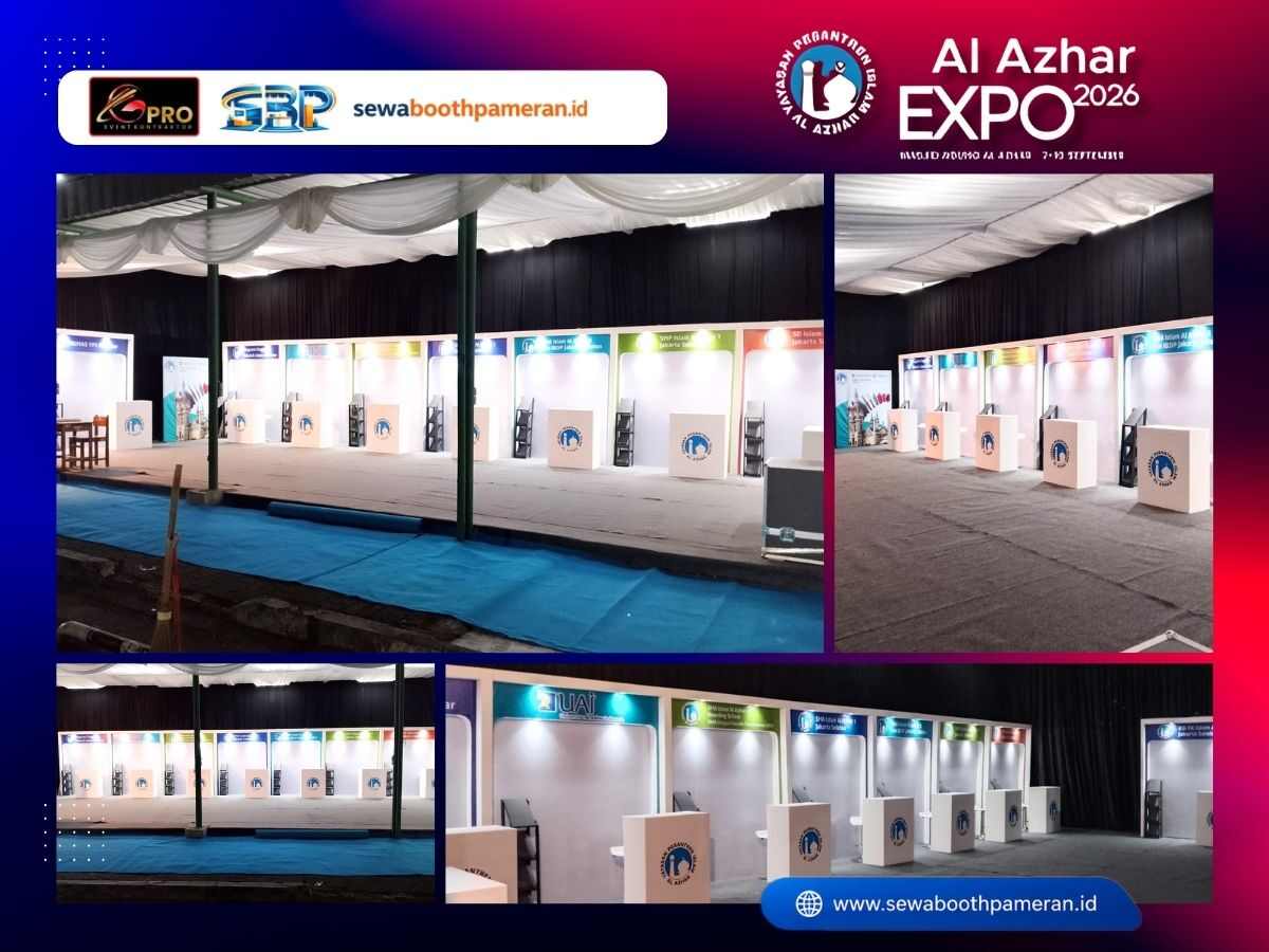 Custom Booth Al Azhar Pusat di Al Azhar Expo 2026: Eksplorasi Konsep Modern & Futuristik