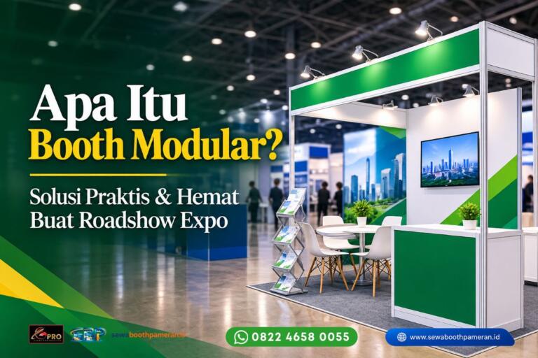 Apa Itu Booth Modular? Solusi Praktis & Hemat Buat Roadshow Expo