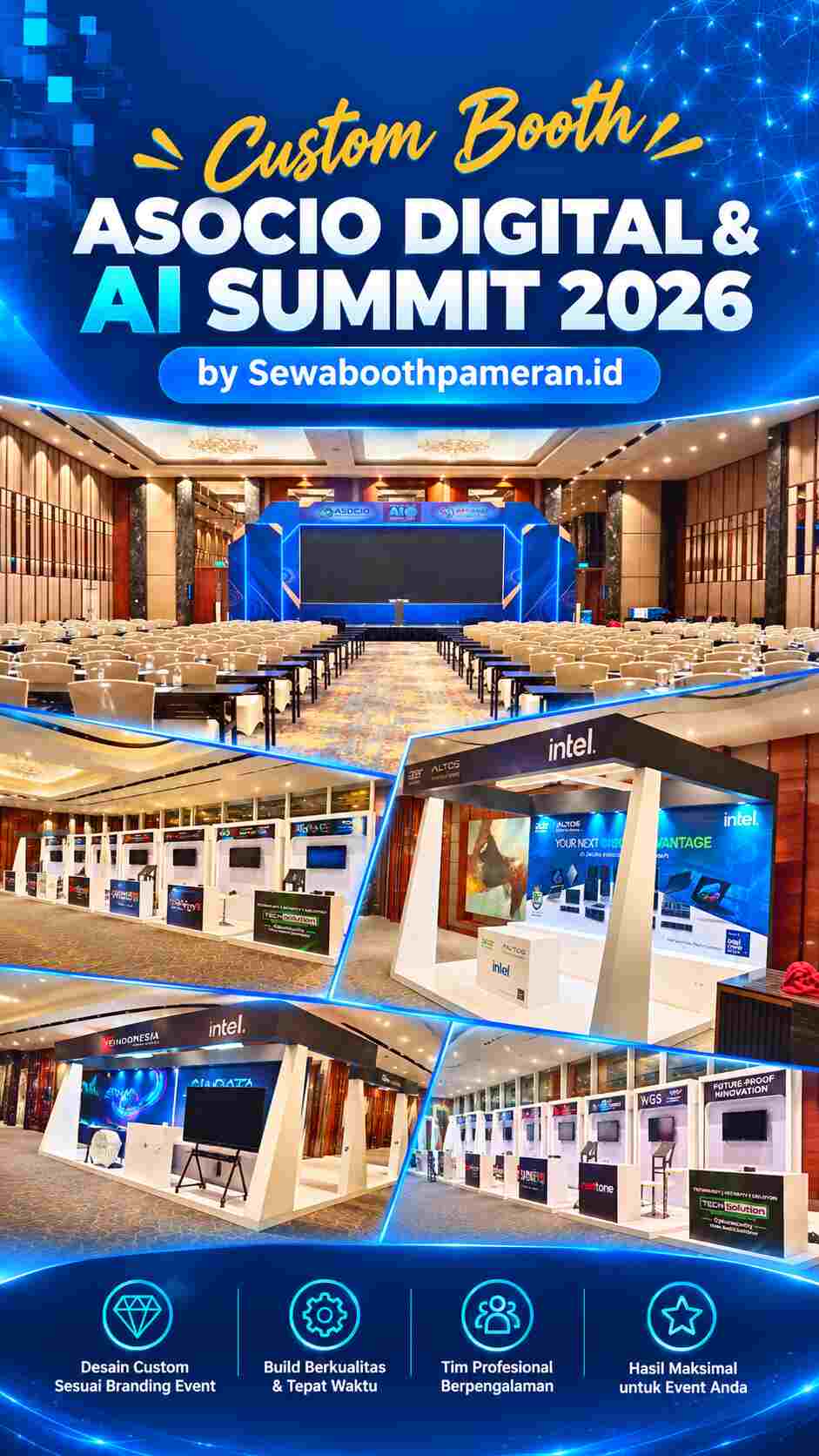 Video Dokumentasi Custom Booth Asocio Digital & AI Summit 2026